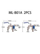 cinkötvözet kerti csap vízelosztó