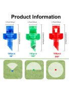 300db 360 fokos törésfúvóka – mikroszóró permetező, kerti öntözőrendszerhez