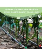 300db 360 fokos törésfúvóka – mikroszóró permetező, kerti öntözőrendszerhez