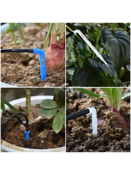 Hajlított nyílhegyű csepegtető