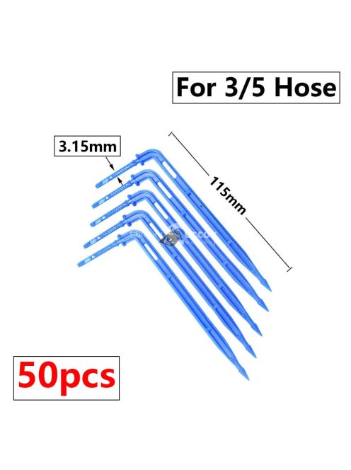 Hajlított nyílhegyű csepegtető