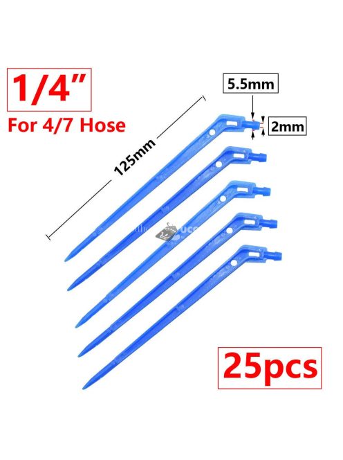 Hajlított nyílhegyű csepegtető