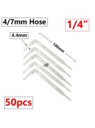 Hajlított nyílhegyű csepegtető