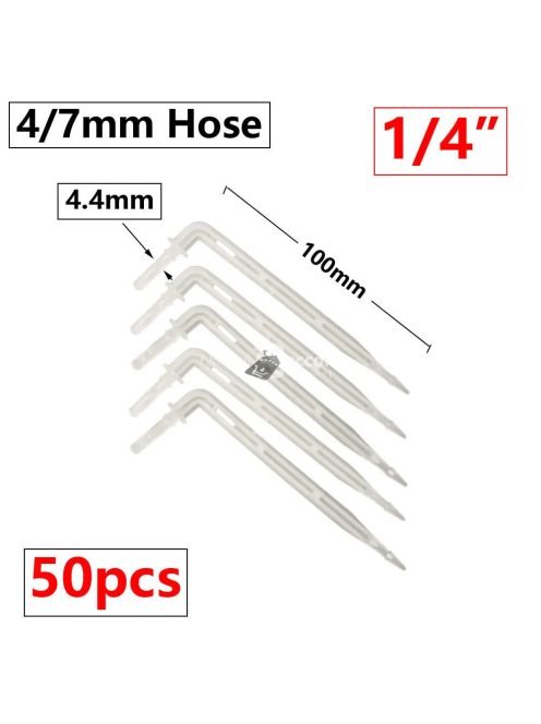 Hajlított nyílhegyű csepegtető