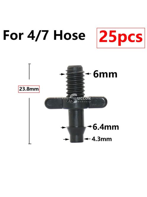 Hajlított nyílhegyű csepegtető