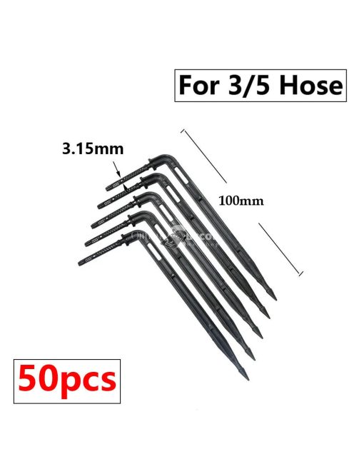 Hajlított nyílhegyű csepegtető