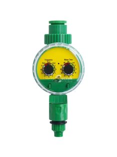   Zöld műanyag kerti elektronikus automata öntöző időzítő