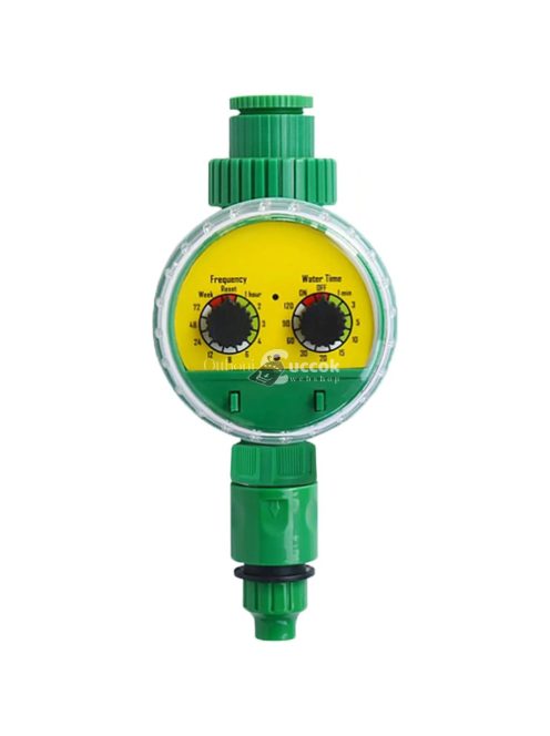 Zöld műanyag kerti elektronikus automata öntöző időzítő