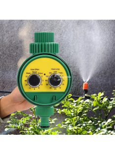   Zöld műanyag kerti elektronikus automata öntöző időzítő