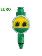 Zöld műanyag kerti elektronikus automata öntöző időzítő