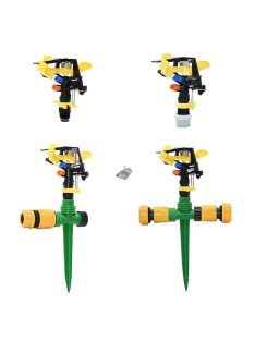   Menetes kerti forgó öntöző – automatikus 360 fokos vízpermetező