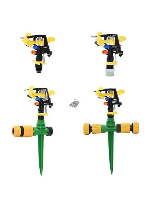 Menetes kerti forgó öntöző – automatikus 360 fokos vízpermetező