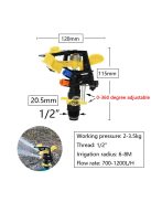 Menetes kerti forgó öntöző – automatikus 360 fokos vízpermetező