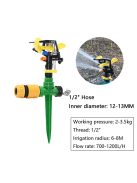 Menetes kerti forgó öntöző – automatikus 360 fokos vízpermetező