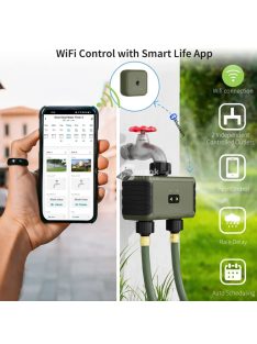   Diivoo automatikus öntöző vezérlő – vízidőzítő, Wi-Fi vezérlésű vízcsap szelep