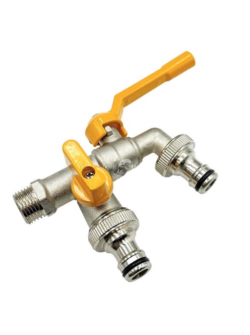 Réz csapadapter IBC víztartályhoz öntöző csatlakozóval