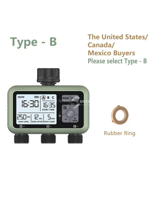 3-zónás vízidőzítő