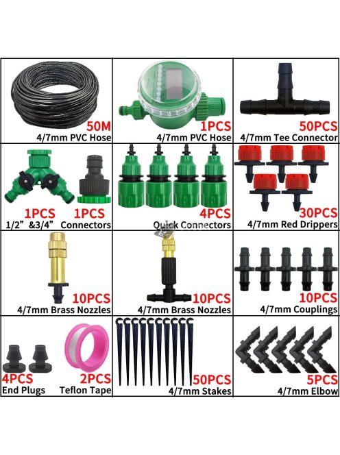 Oasis 5-50 m kerti mikro csepegtető öntözőrendszer készlet