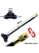 Szabadon hajlítható univerzális permetező készlet