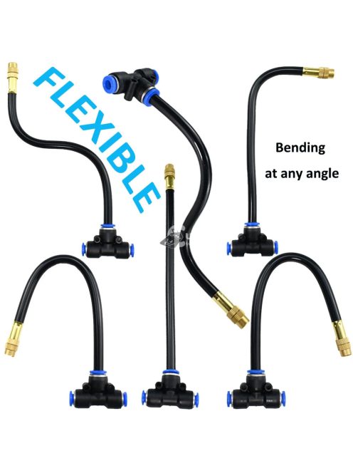 Szabadon hajlítható univerzális permetező készlet