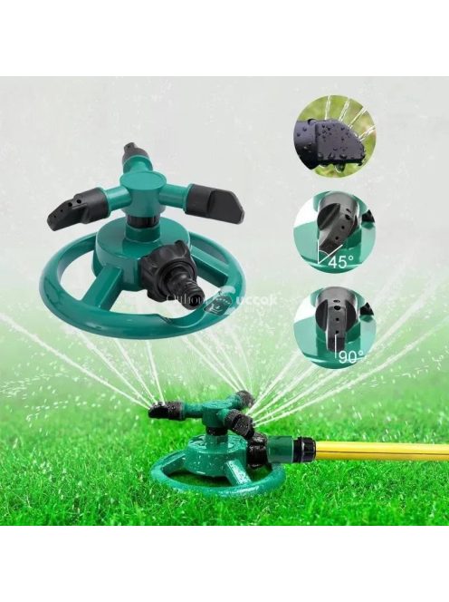 Automatikus öntöző szórófej – 360 fokban automatikusan forgó vízpermetező