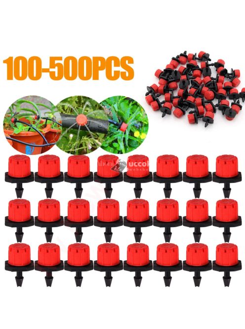 Állítható öntöző csepegtető és szórófej készlet (100 db)