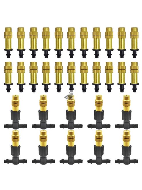 Réz ködpermetező rendszer kerti öntözéshez