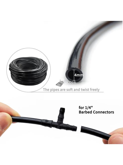 Réz ködpermetező rendszer kerti öntözéshez