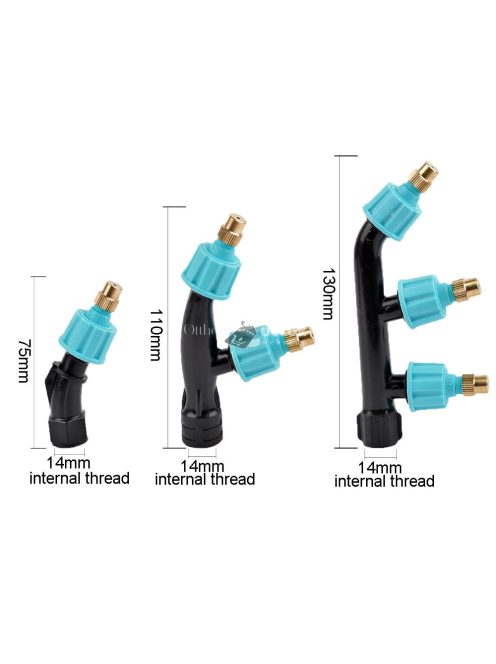 Réz atomizáló permetező fúvóka kerti öntözéshez