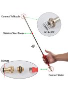 Réz atomizáló permetező fúvóka kerti öntözéshez