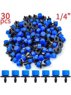   kék állítható 1/4'' öntöző ködpermetező csepegtető