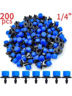   kék állítható 1/4'' öntöző ködpermetező csepegtető