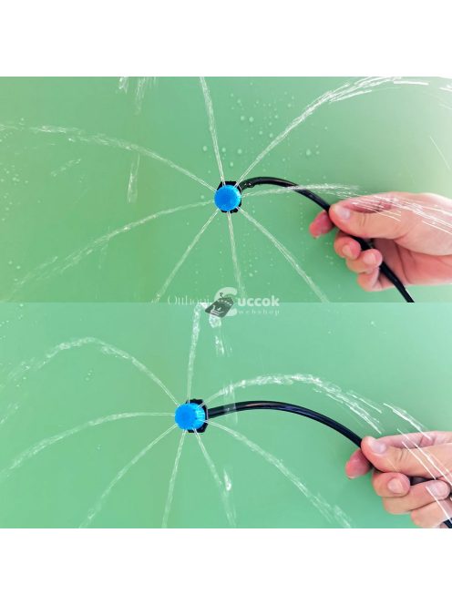 kék állítható 1/4'' öntöző ködpermetező csepegtető