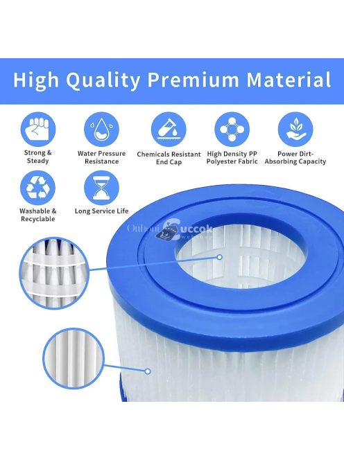 Medence szűrő szivattyú patron