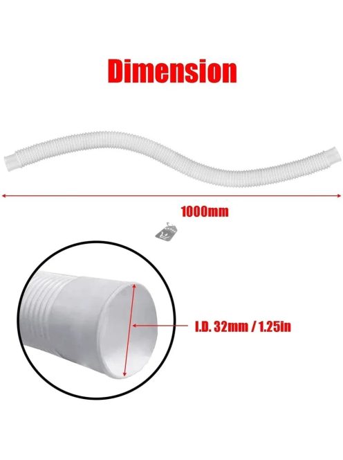 Tömlő cserefelület medence szivattyúhoz
