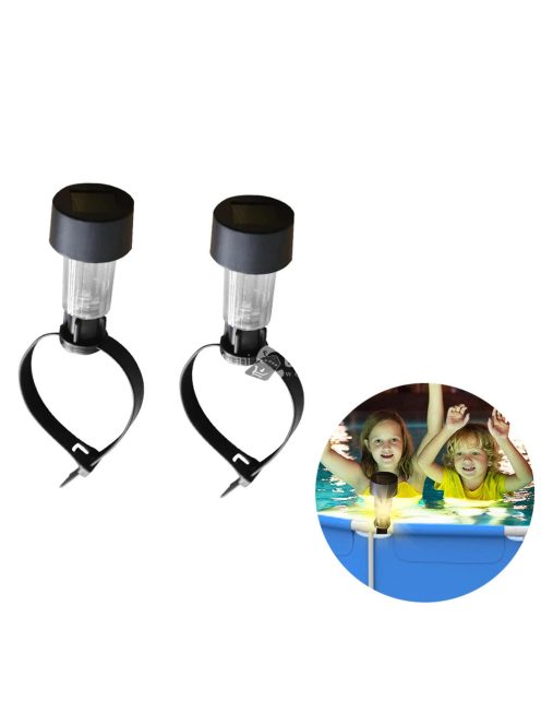 6 db napenergiás medence lámpa – vízálló LED lámpák medence díszítéshez