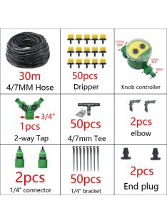   Automata csepegtető öntözőrendszer készlet időzítővel