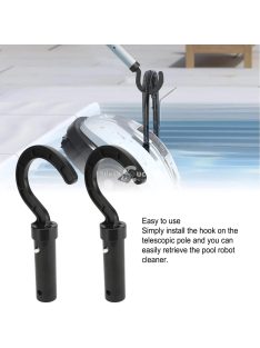   Robotikus medencetisztító kampó teleszkópos rúdhoz (1db)