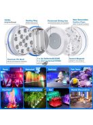 Víz alatti RGB LED lámpa távirányítóval