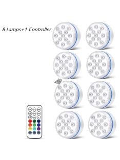 Víz alatti RGB LED lámpa távirányítóval