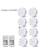 Víz alatti RGB LED lámpa távirányítóval