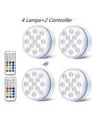 Víz alatti RGB LED lámpa távirányítóval