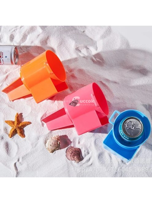 Hordozható strand poháralátét készlet