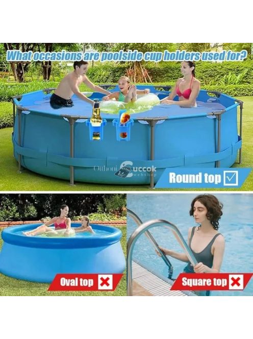 Pohártartó akasztó Medencébe