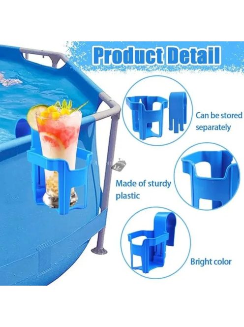 Pohártartó akasztó Medencébe