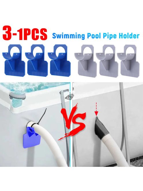 1db medence cső tartó – 30-38 mm-es csövekhez, Intex felületi medencéhez, rögzítő konzol