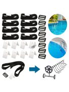 Medence takaró pánt készlet