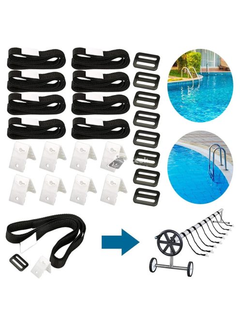 Medence takaró pánt készlet