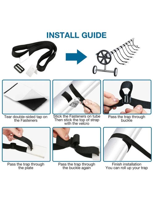 Medence takaró pánt készlet