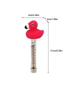 Állatos medence víz hőmérő